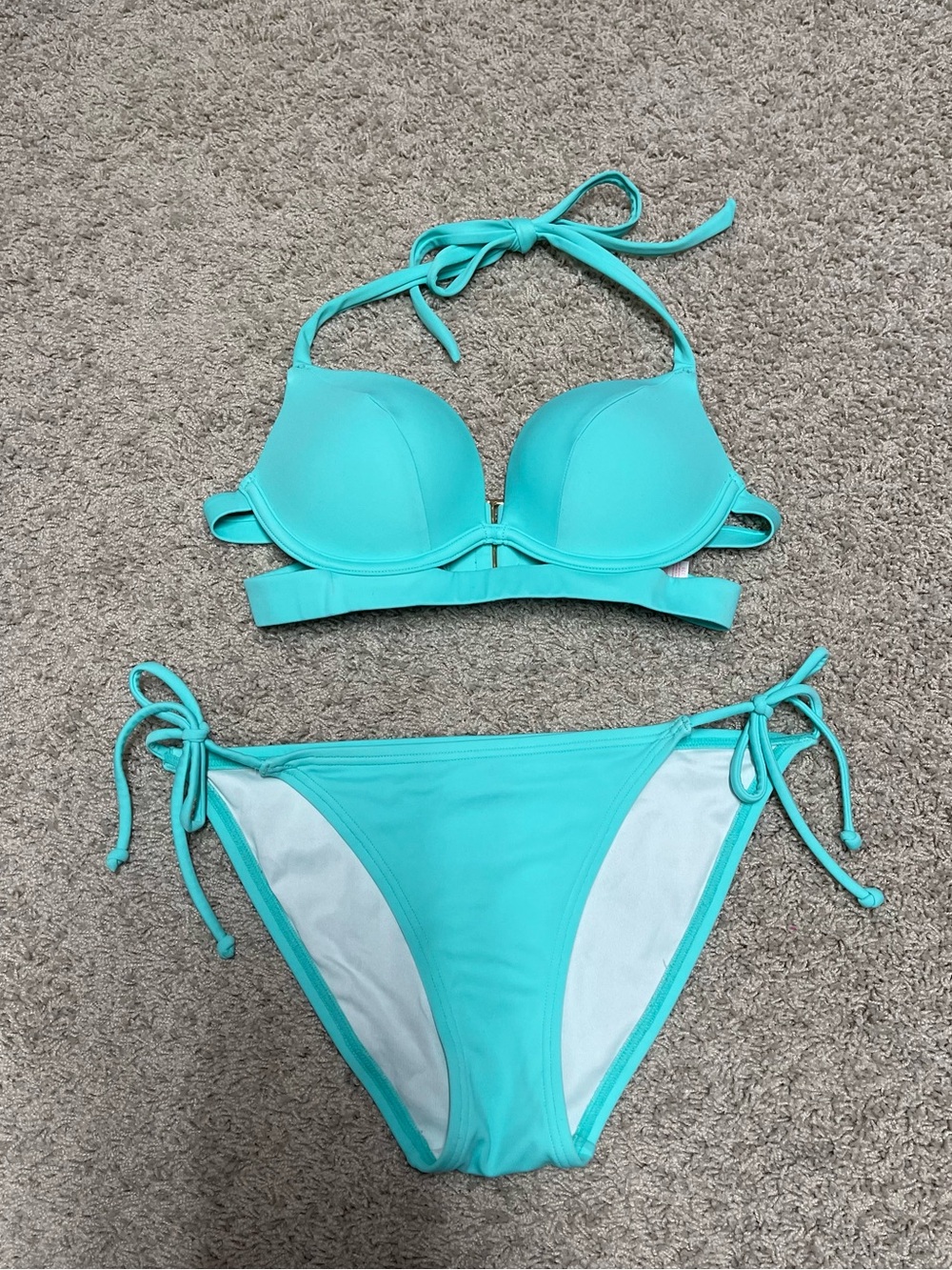 Victoria’s Secret Mint Push up Bikini